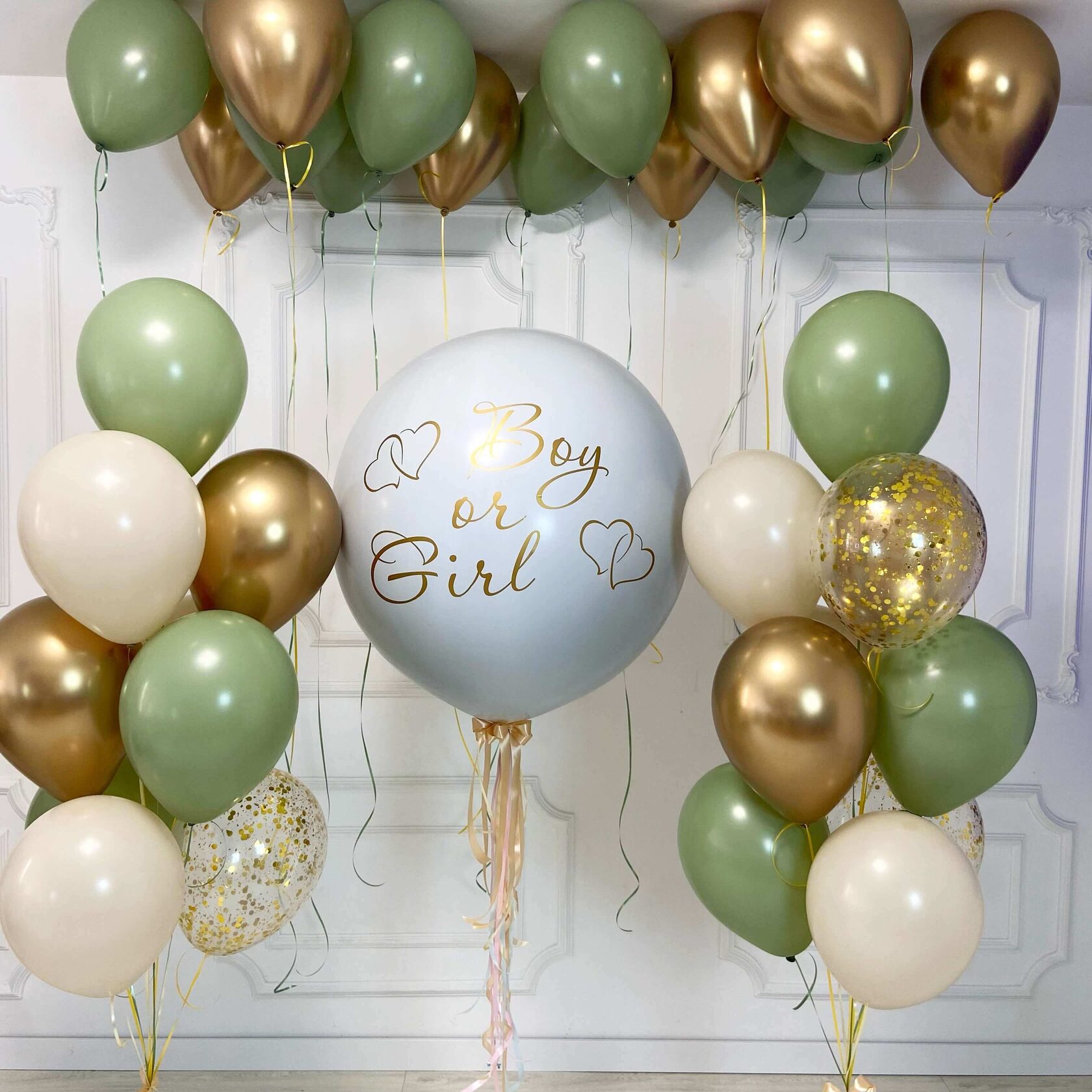 Шары для определения пола ребенка "Эвкалипт". Заказать с доставкой по Москве и Московской области