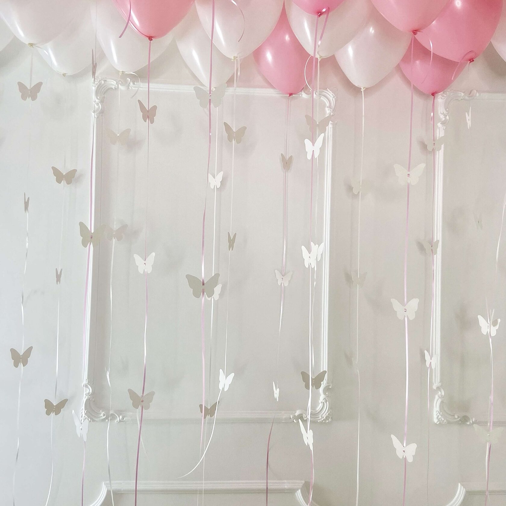 Шары гелиевые на День Рождения "Бабочки"