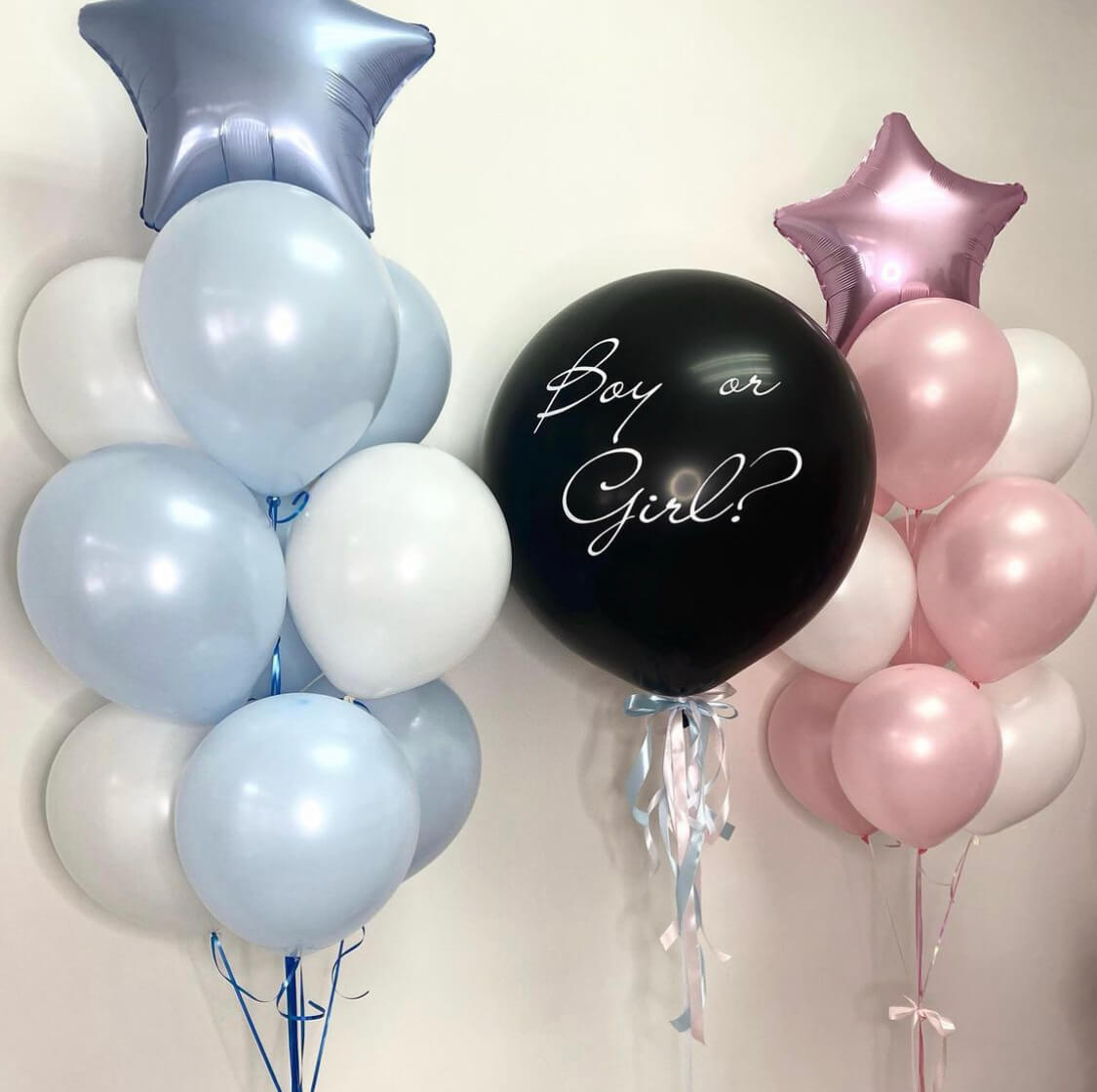 Шары для гендер-пати "Сатин"