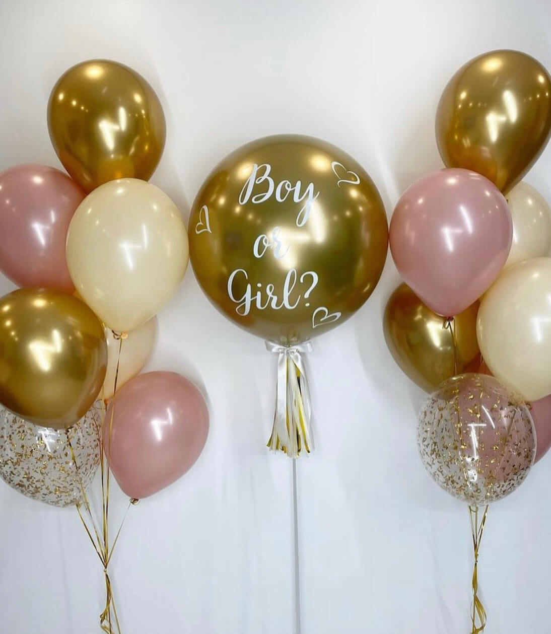 Шары для гендер-пати "Голд"