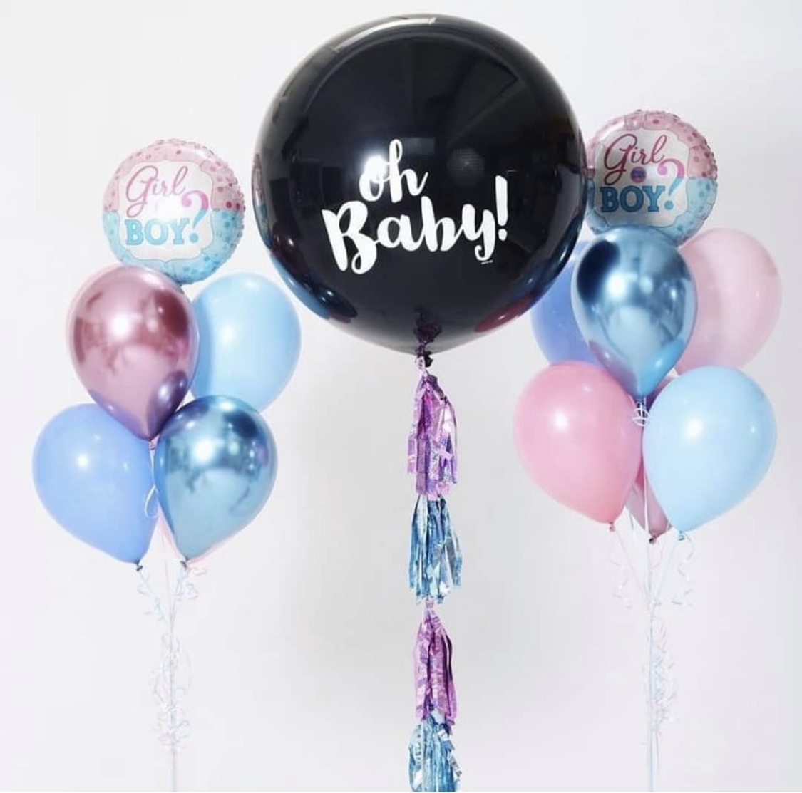 Шар для гендер-пати "Круги"